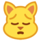 Weary Cat Face emoji on HTC